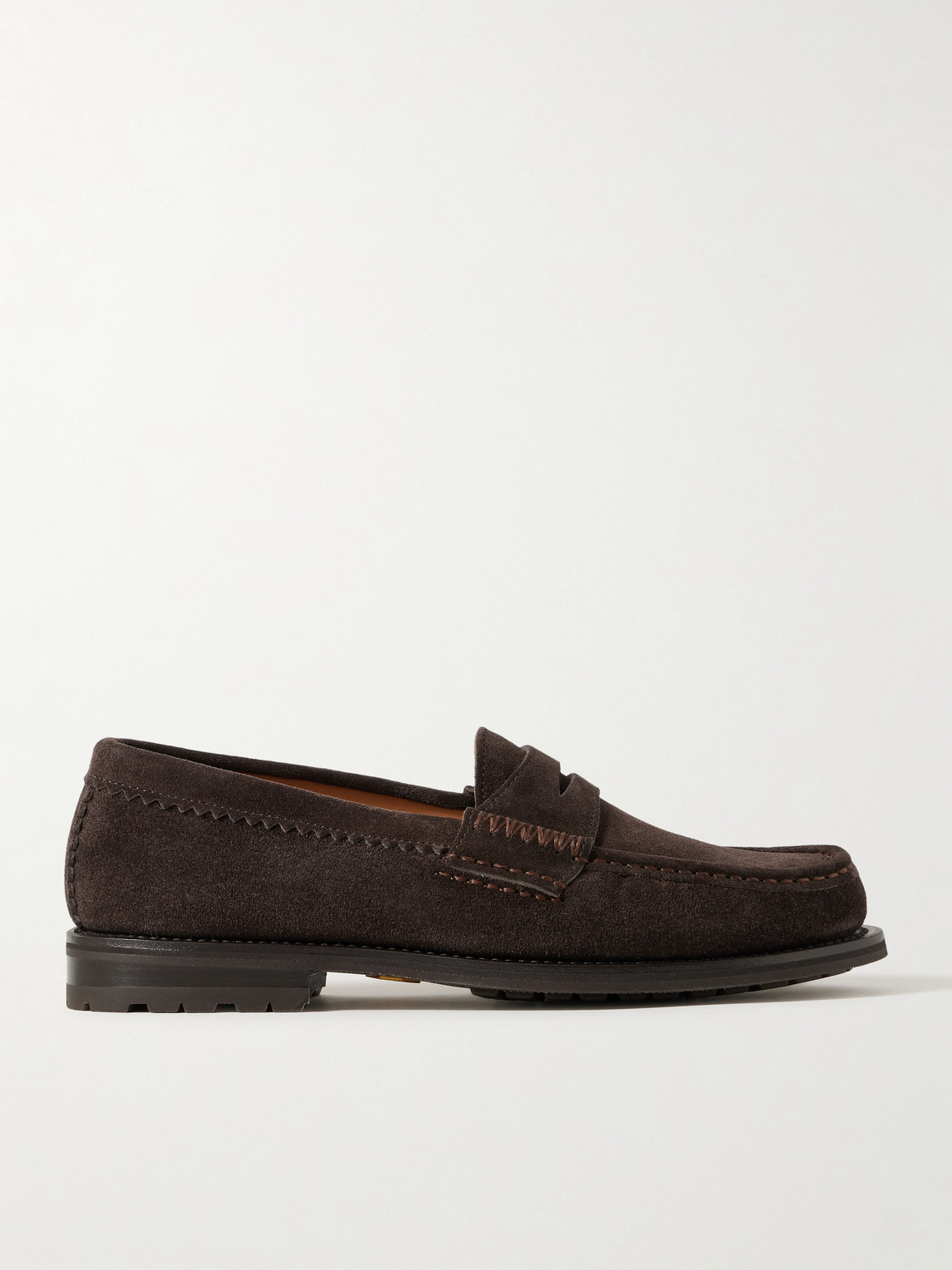Yuketen Rob's Suede Penny Loafers - Men