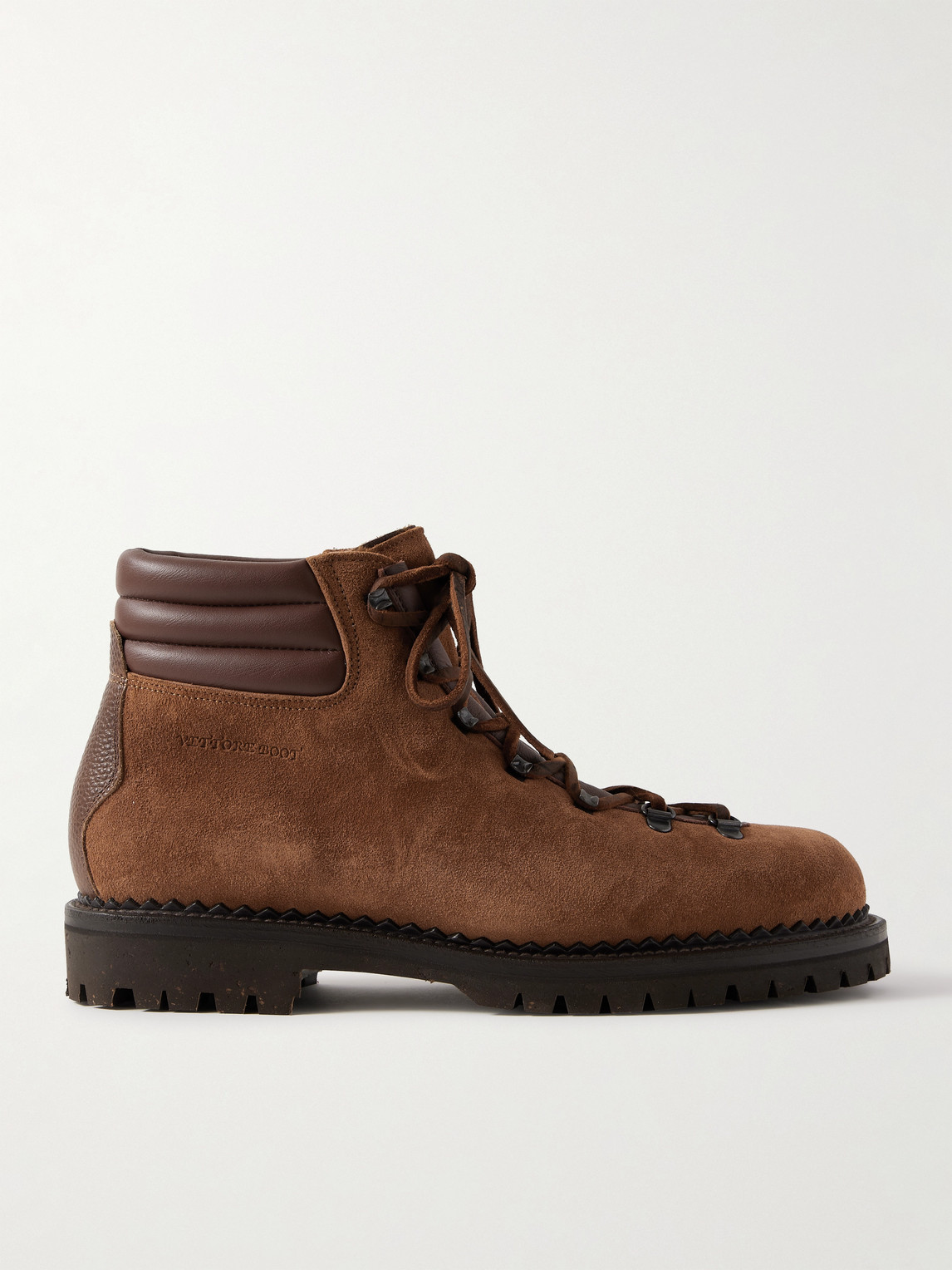 Yuketen Vettore Leather-Trimmed Suede Boots - Men