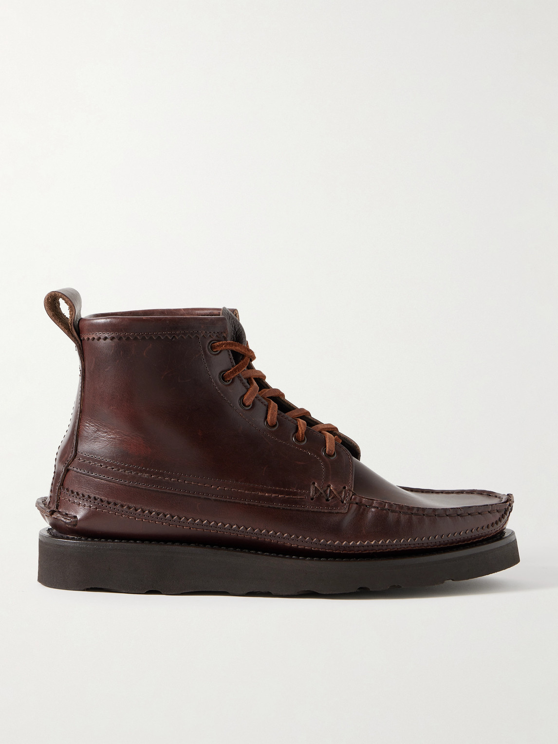 Yuketen Maine Guide Leather Boots In Brown