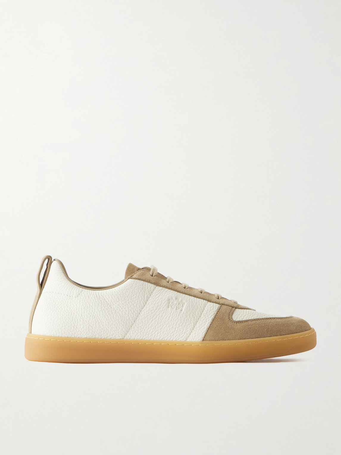 Church’s – Repton Textured-Leather and Deerskin Sneakers