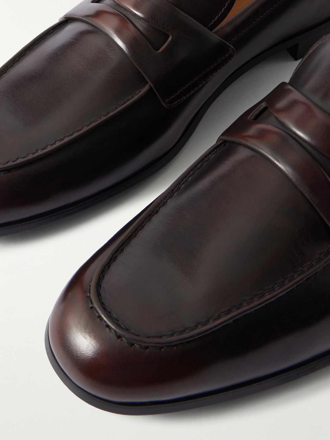 Milton Leather Penny Loafers