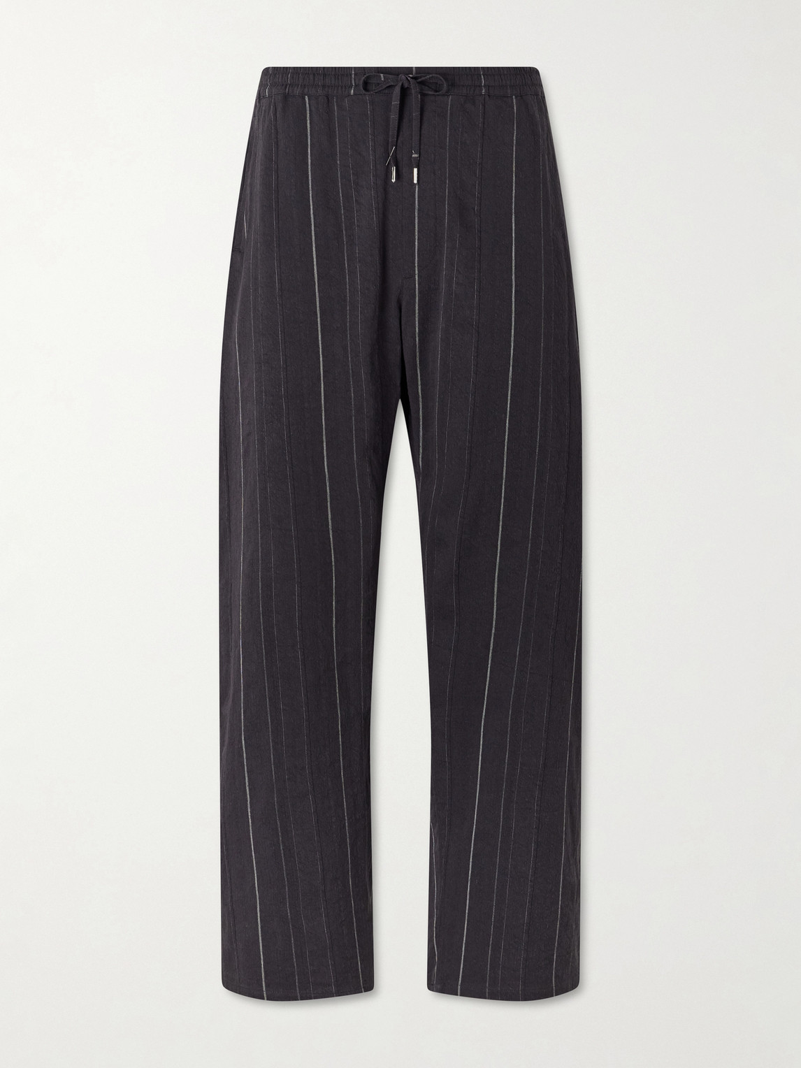 A Kind Of Guise Samurai Straight-Leg Striped Cotton and Linen-Blend Trousers IT 50