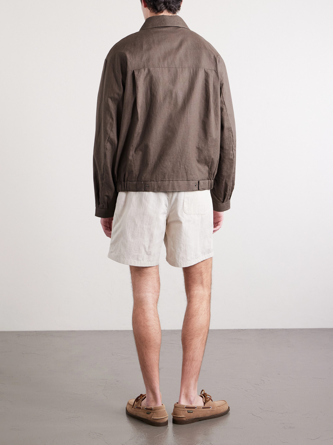  A Kind Of Guise - Embu Linen Jacket - Men - Brown - S 