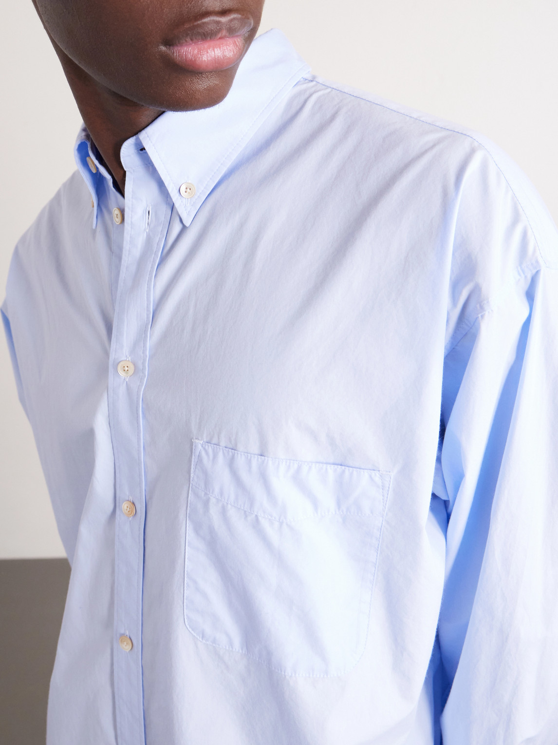 Banita Button-Down Cotton-Poplin Shirt