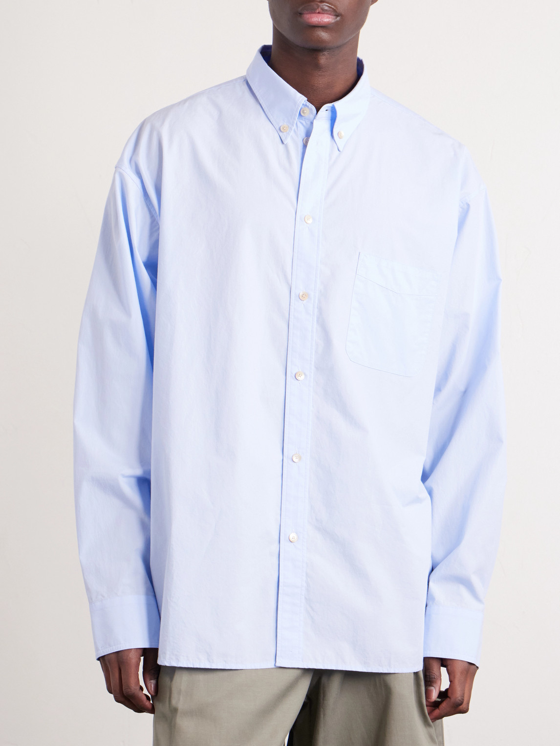 Banita Button-Down Cotton-Poplin Shirt