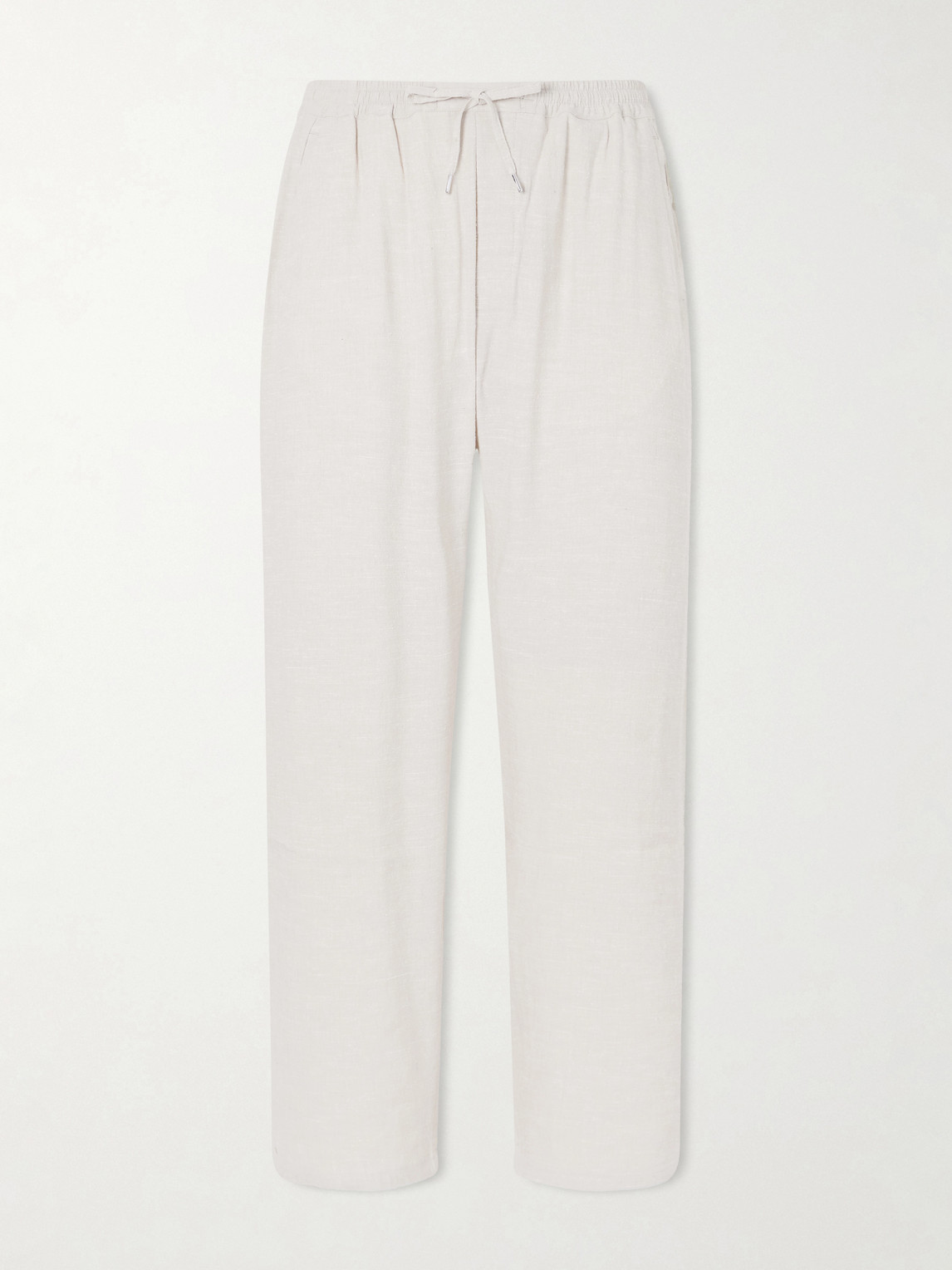 A Kind Of Guise Samurai Straight-Leg Linen and Silk-Blend Drawstring Trousers IT 50