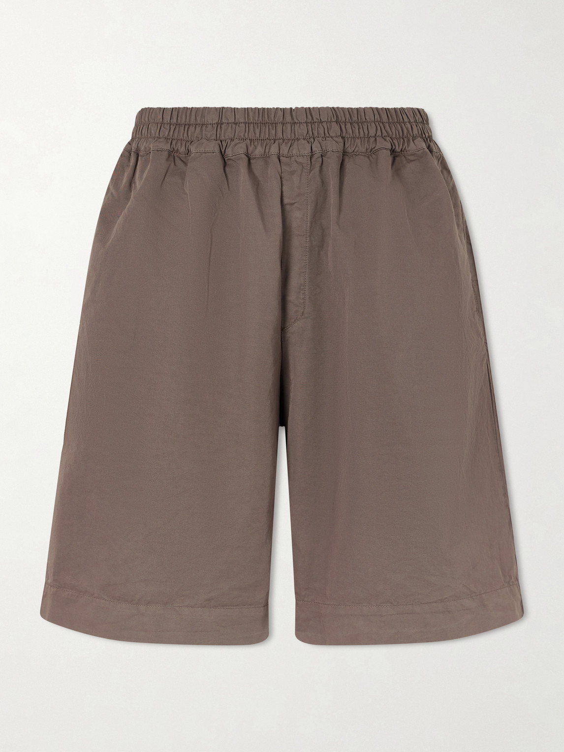 A Kind Of Guise Saleh Straight-Leg Cotton and Linen-Blend Drawstring Shortsen