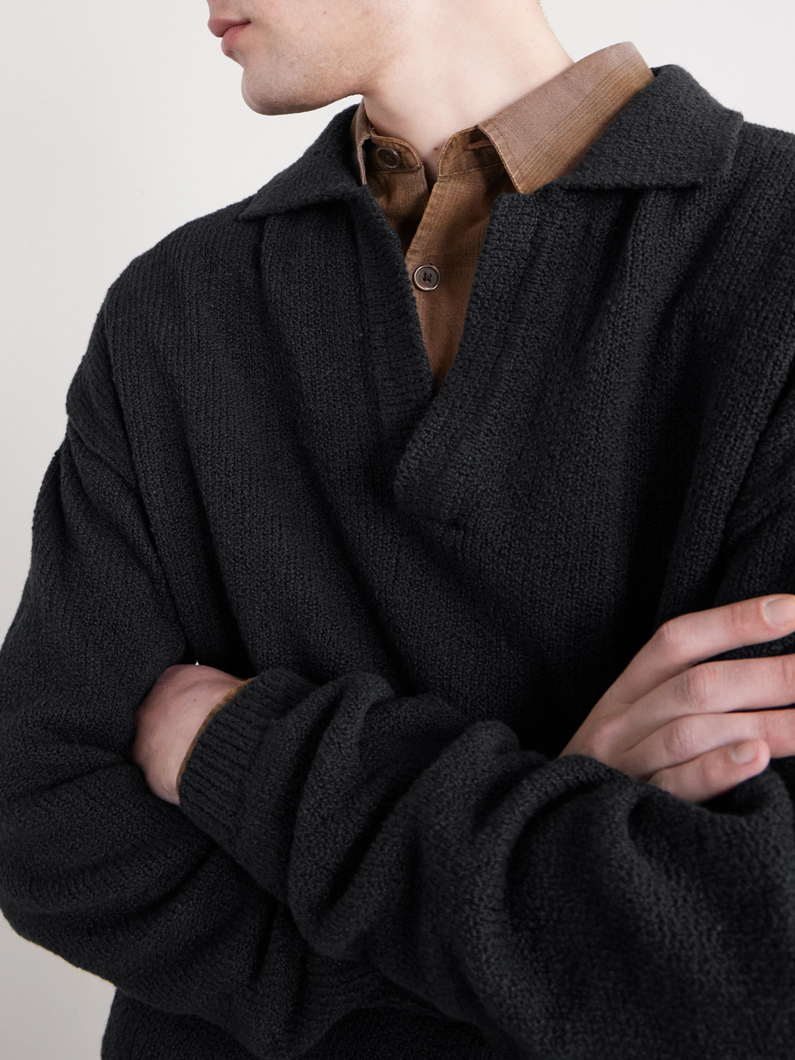 Marabou Knitted Organic Cotton Polo Shirt