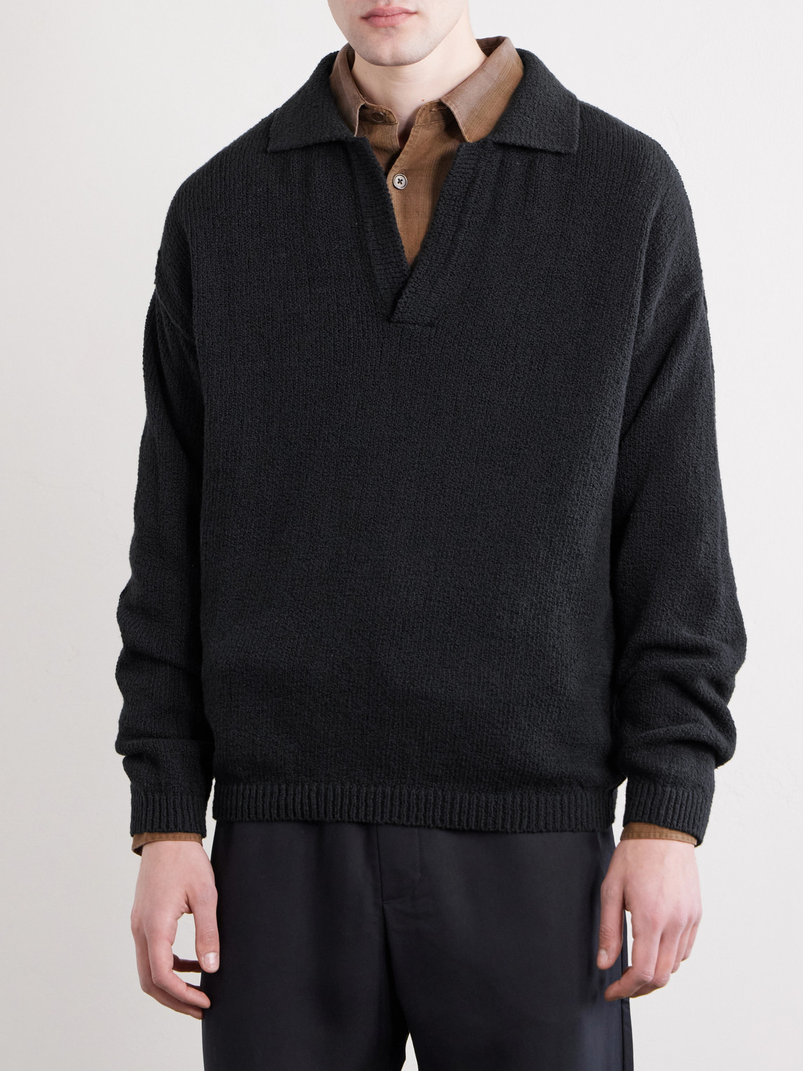 Marabou Knitted Organic Cotton Polo Shirt