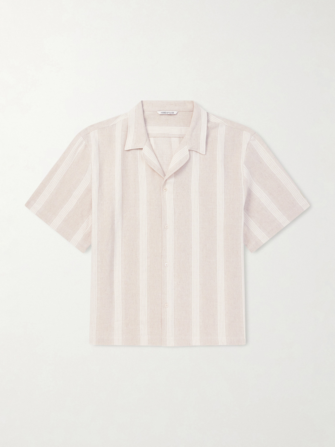 A Kind Of Guise Samata Striped Cotton and inen-Blend Shirt - Men