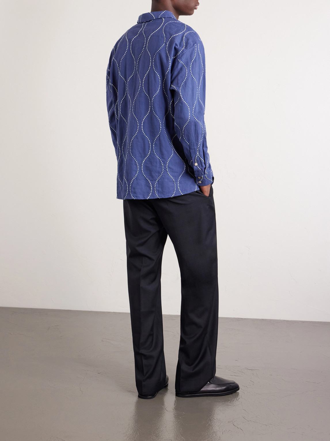 Pino Embroidered Cotton Shirt