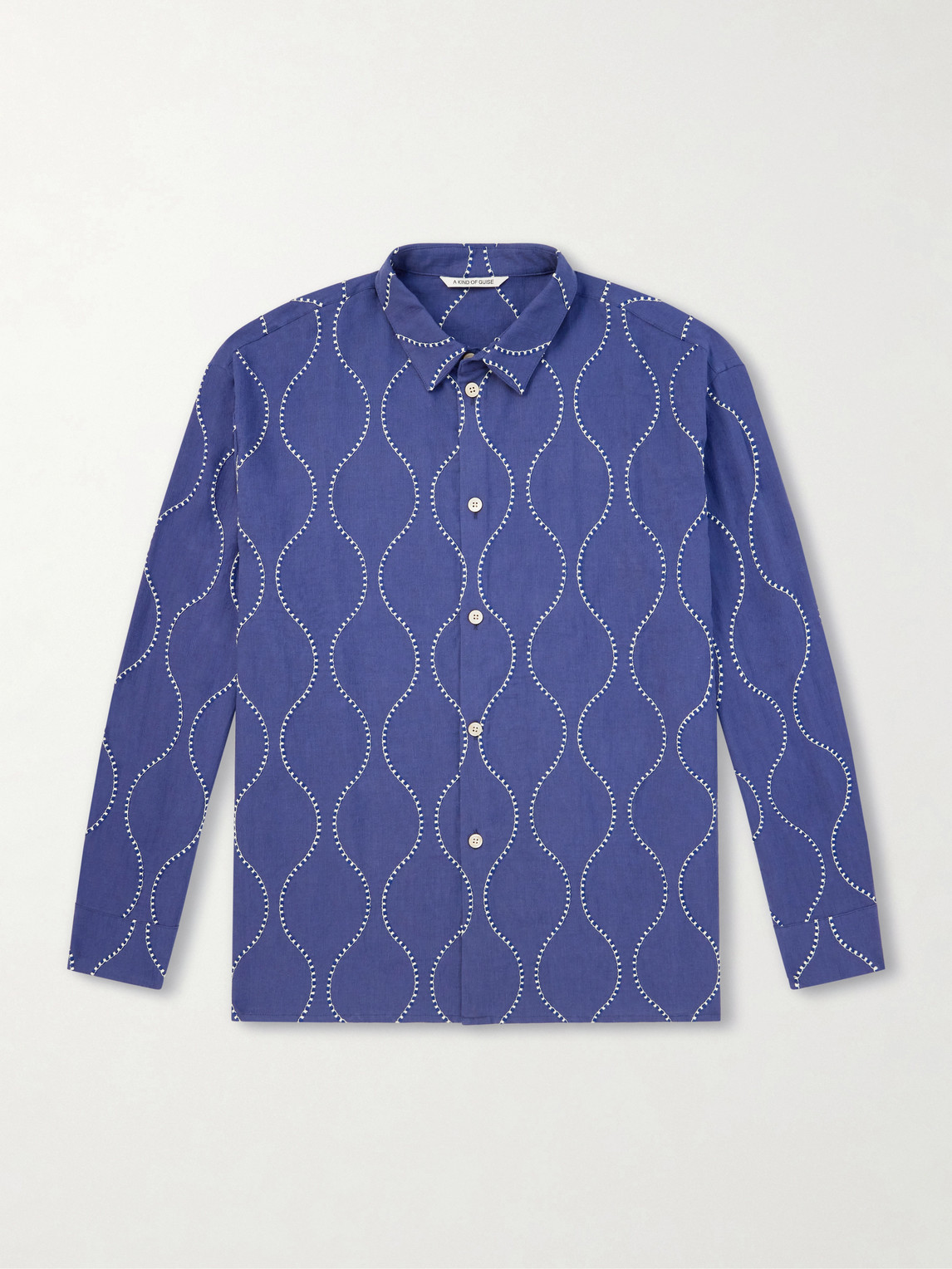 Pino Embroidered Cotton Shirt