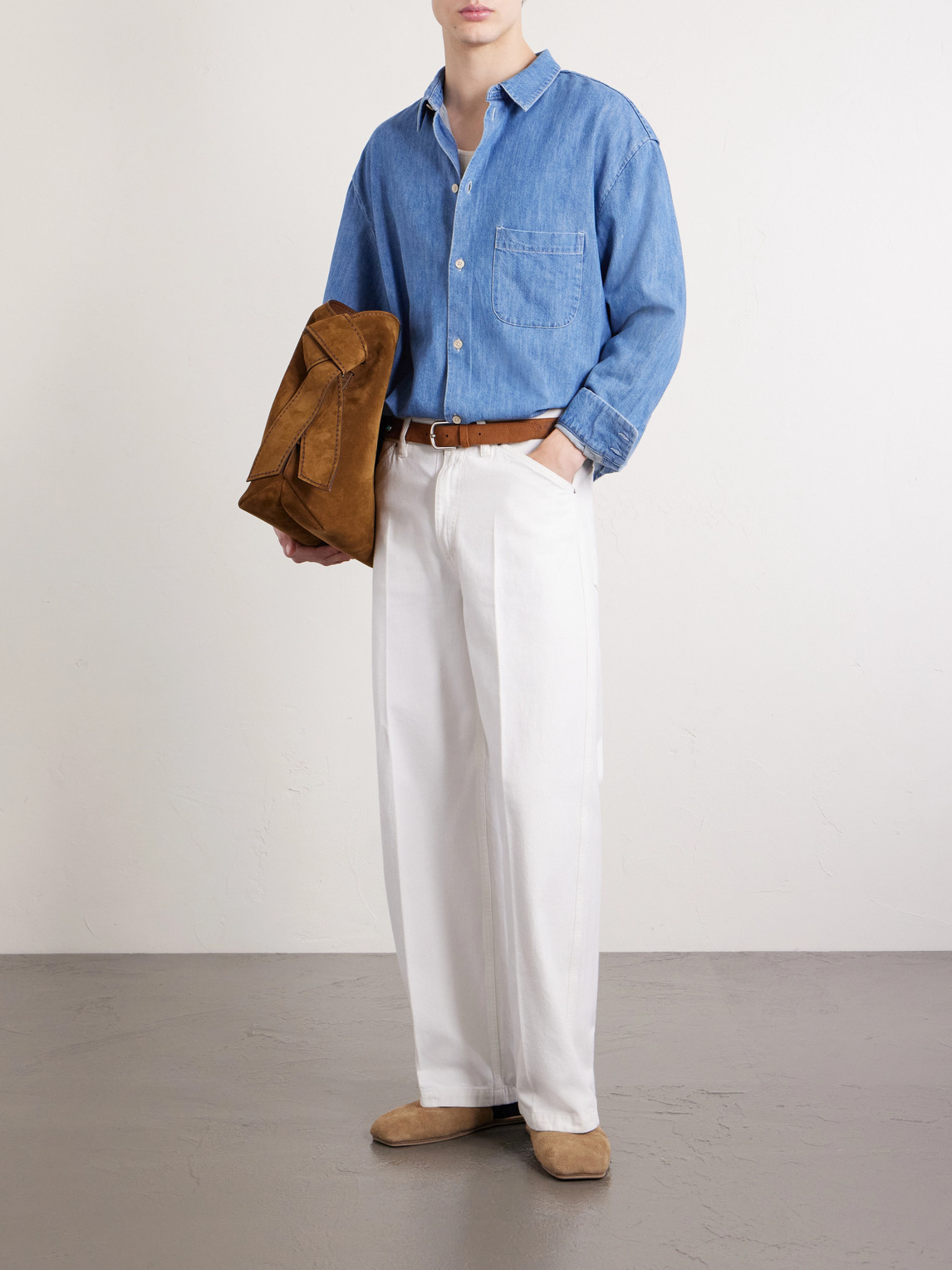 Gusto Cotton-Blend Denim Shirt