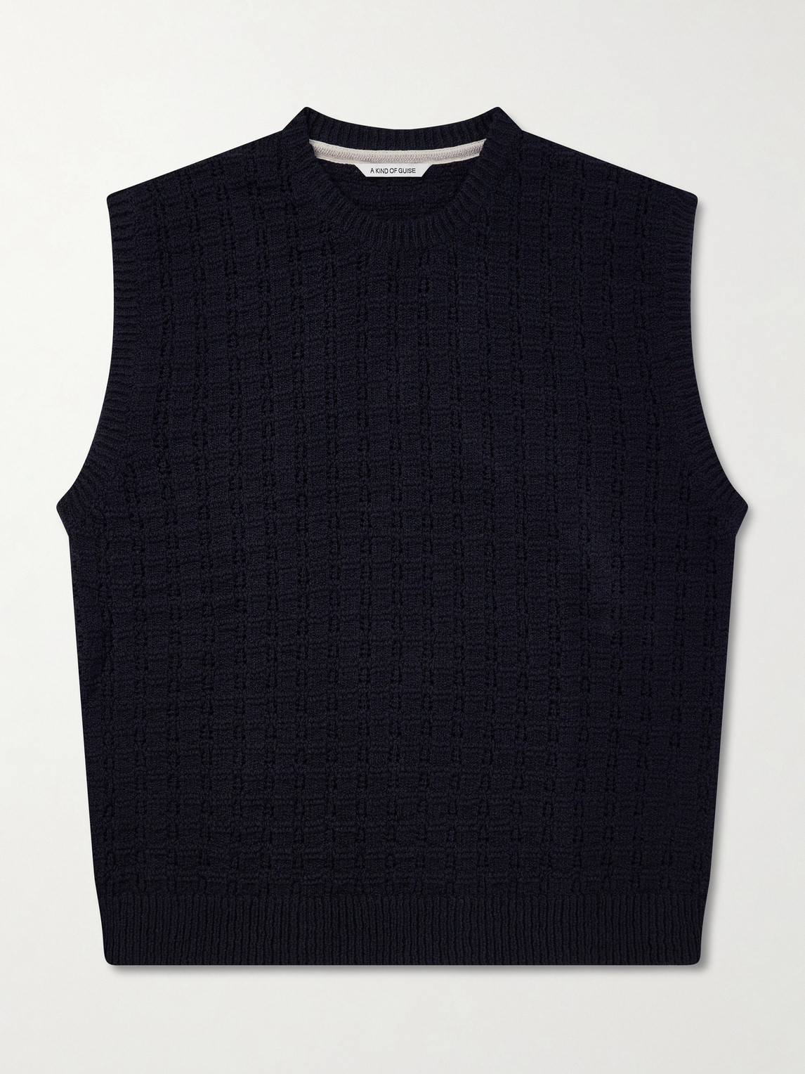 A Kind Of Guise Tembe Cable-Knit Cotton Vest - Men