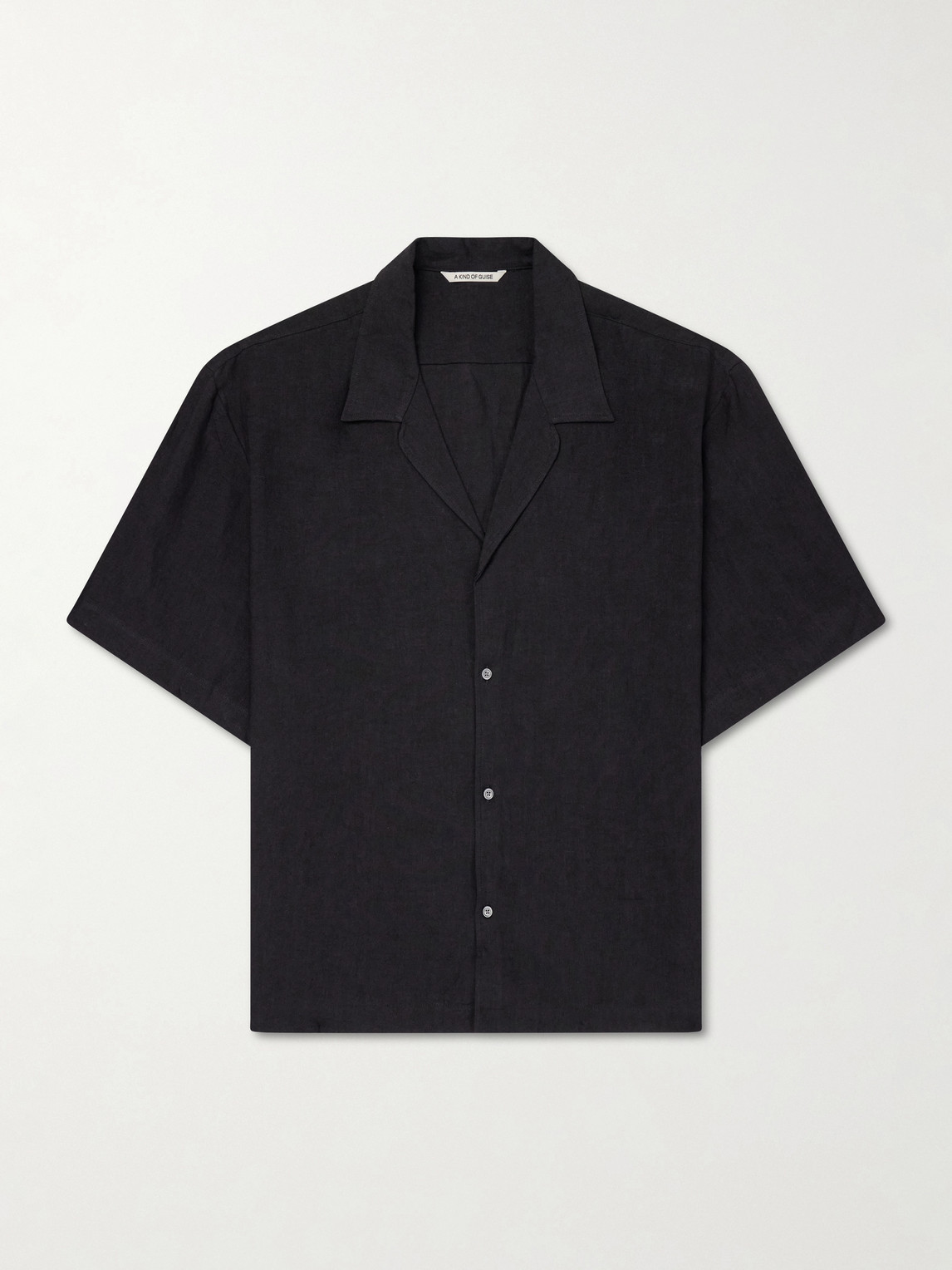 A Kind Of Guise amata Camp-Collar Linen hirt - Men