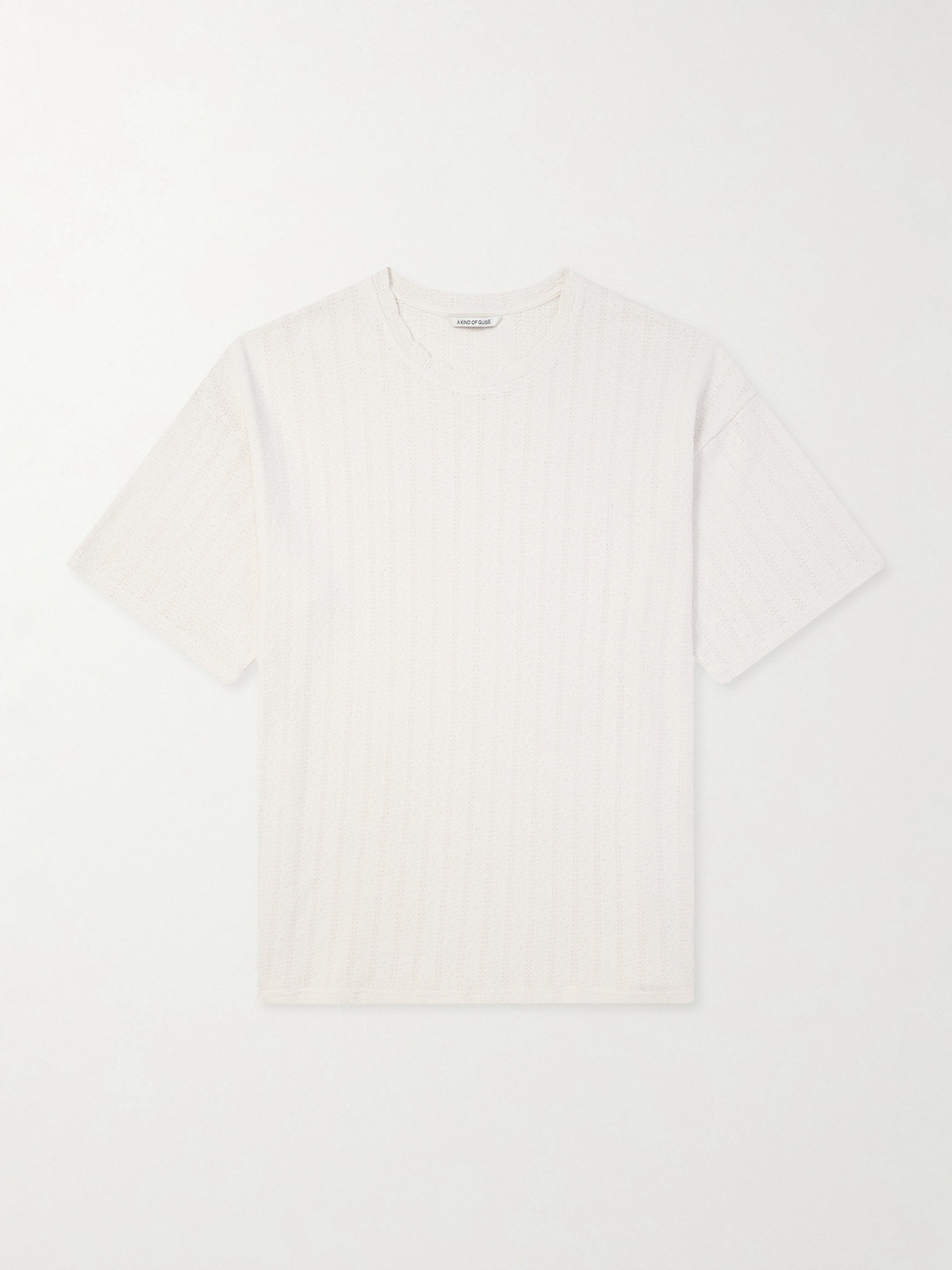 A Kind Of Guise Thuy Pointelle-Knit Cotton and inen-Blend T-Shirt - Men