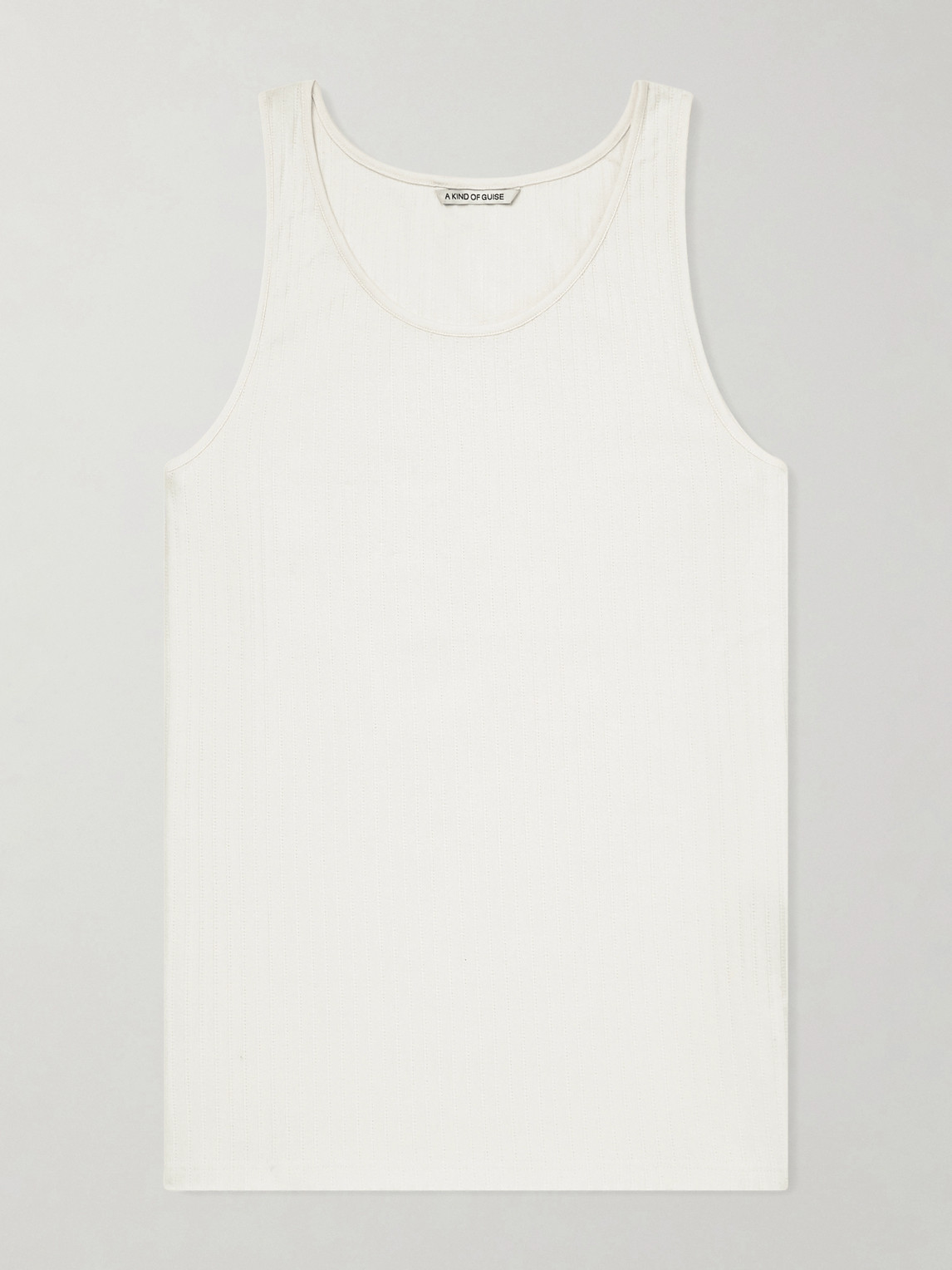 A Kind Of Guise Tomaso Ribbed Stretch-Cotton Jersey Tank Top - Men