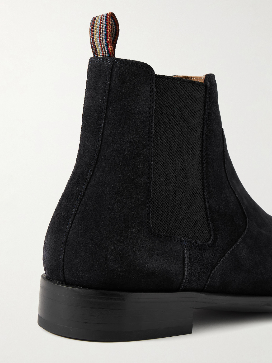 Paul Smith Lawson Suede Chelsea Boots In Blue