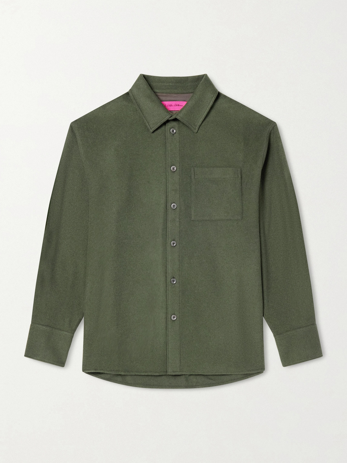 The Elder Statesman Wool, ilk and Cashmere-Blend Overshirt - Men