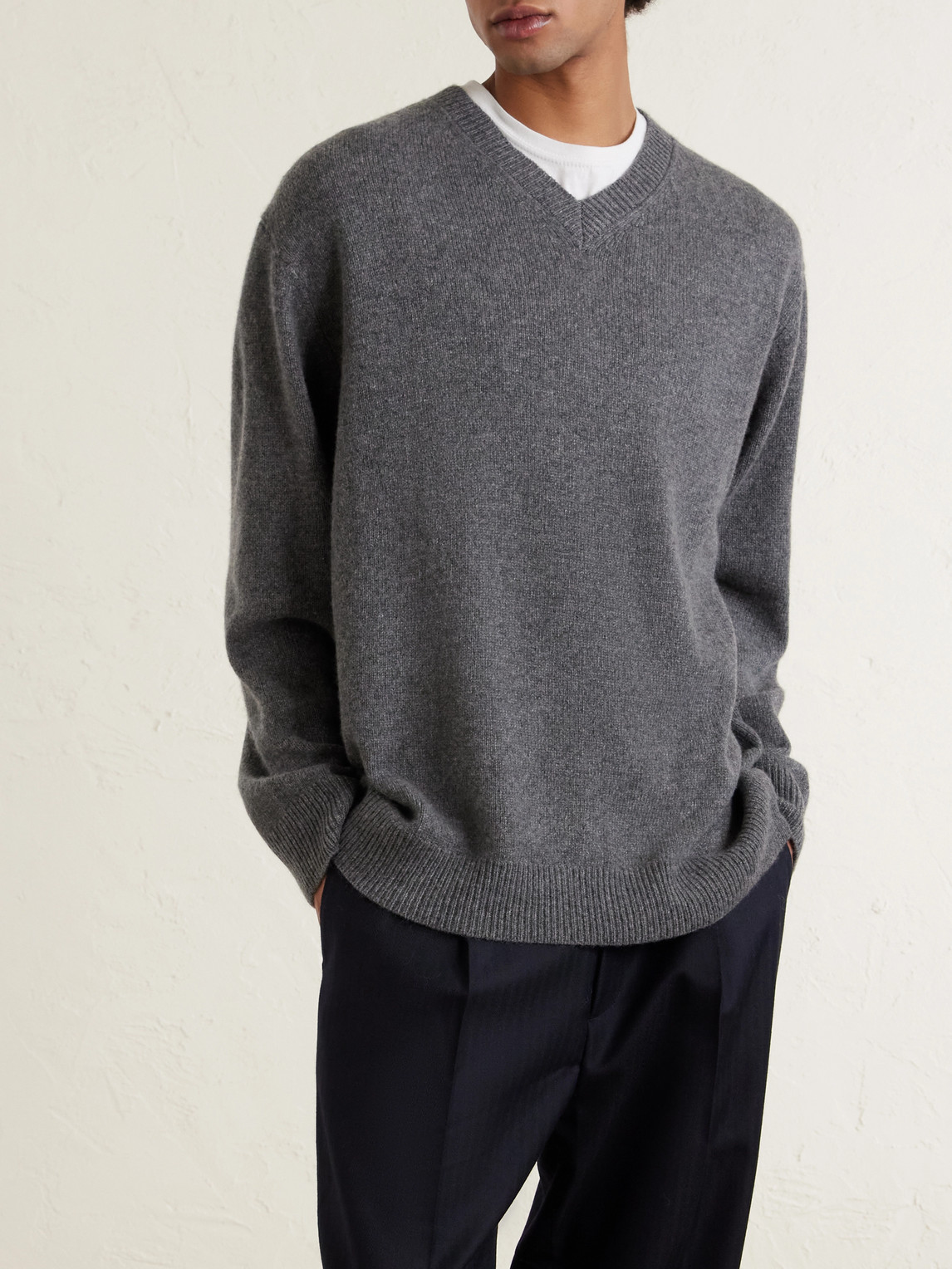  The Elder Statesman - Statesman Cashmere Sweater - Men - Gray - S 