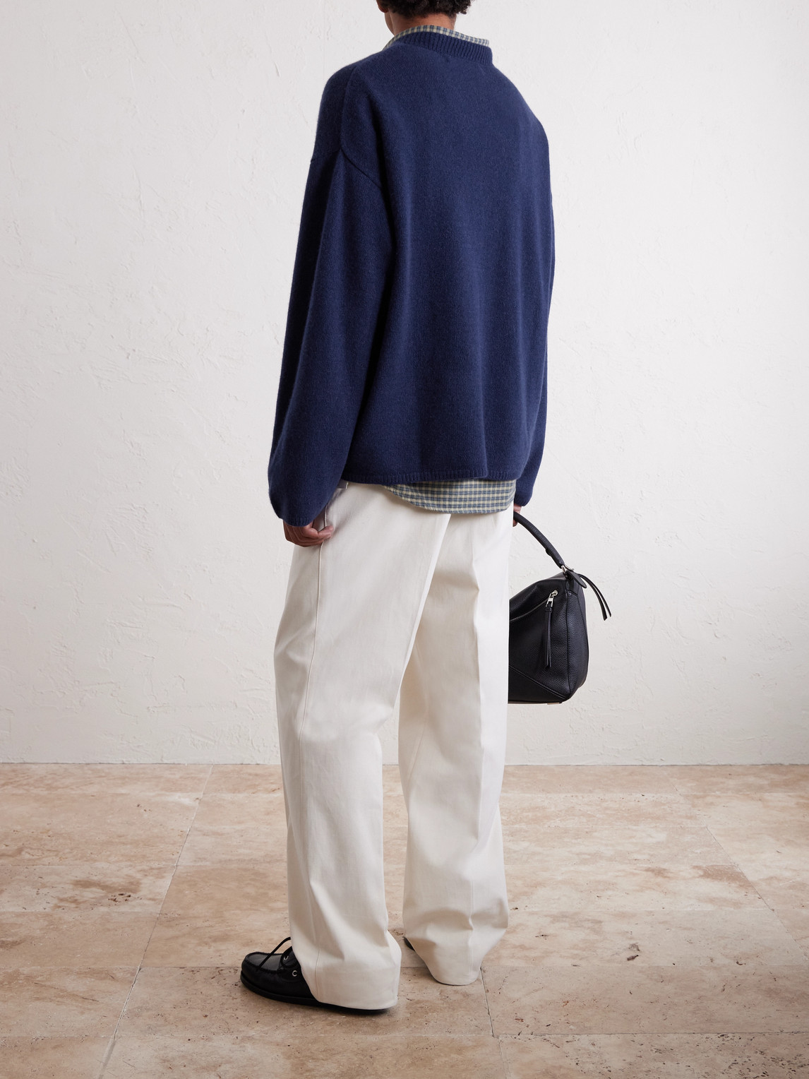  The Elder Statesman - Dume Brushed-cashmere Sweater - Men - Blue - S 