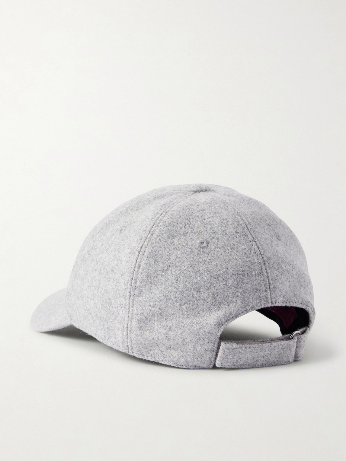 The Elder Statesman - Wool And Cashmere-blend Baseball Cap - Men - Gray 