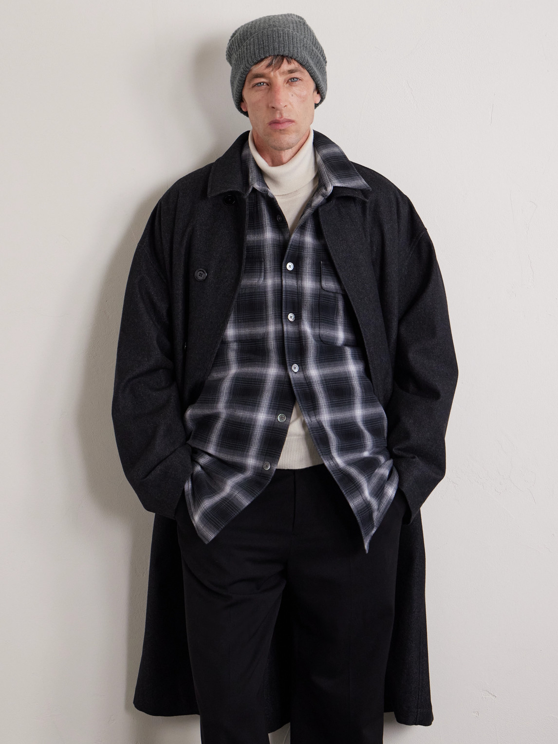 The Elder Statesman Statesman Ribbed Cashmere Beanie In Gray