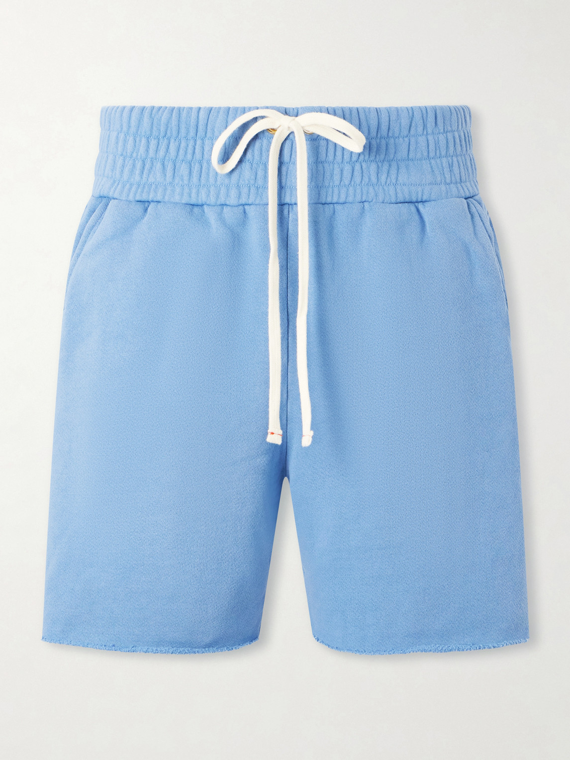 Les Tien Garment-Dyed Fleece-Back Cotton-Jersey Drawstring Shorts - Men