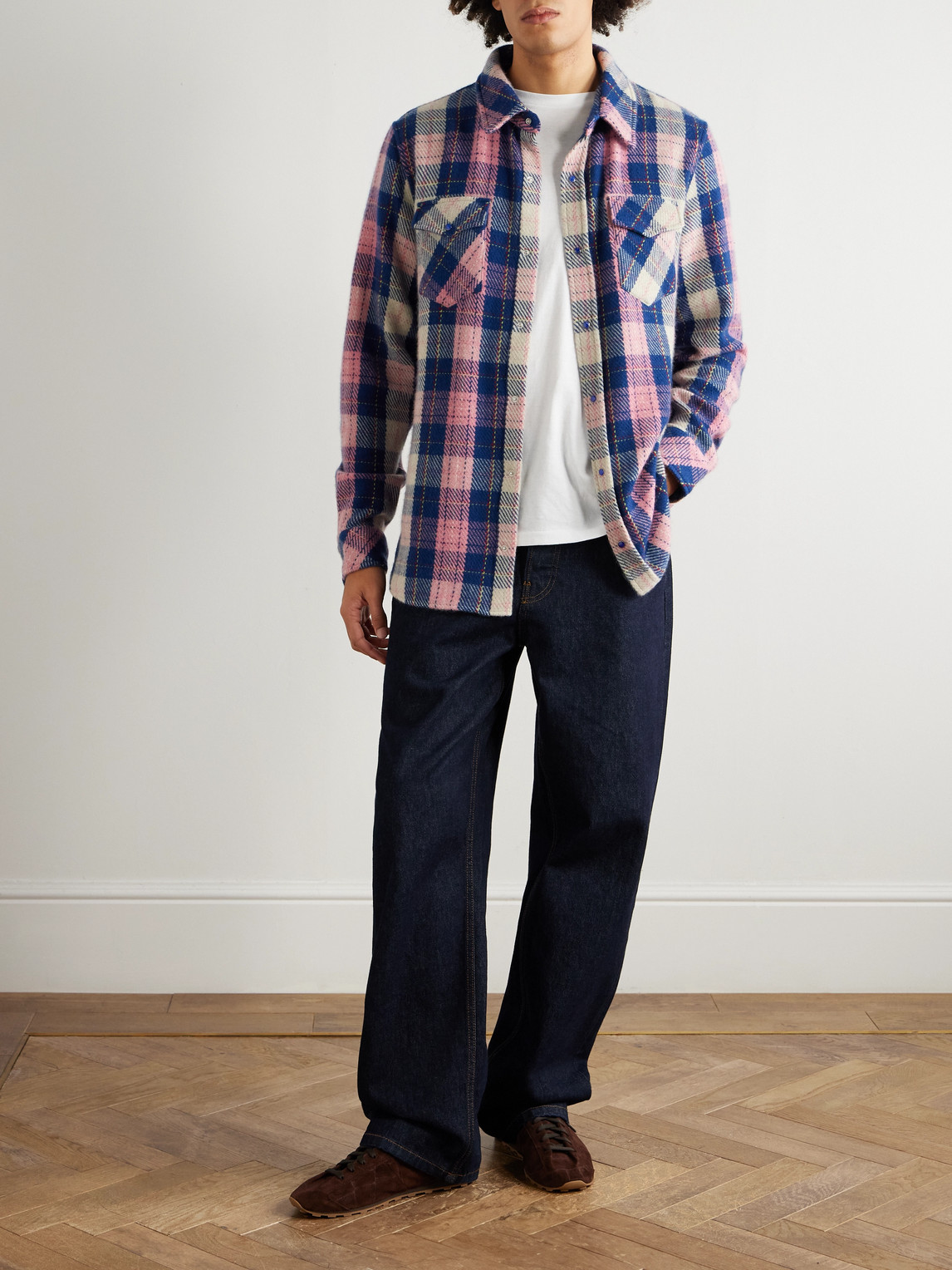 Cashmere Shirt Checked