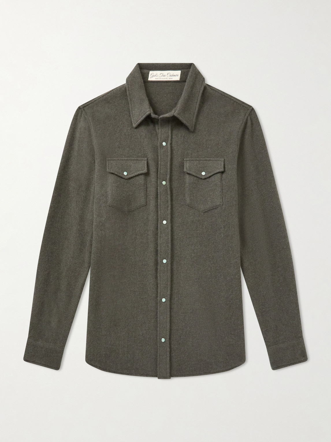 God’s True Cashmere – Sable Cashmere Shirt