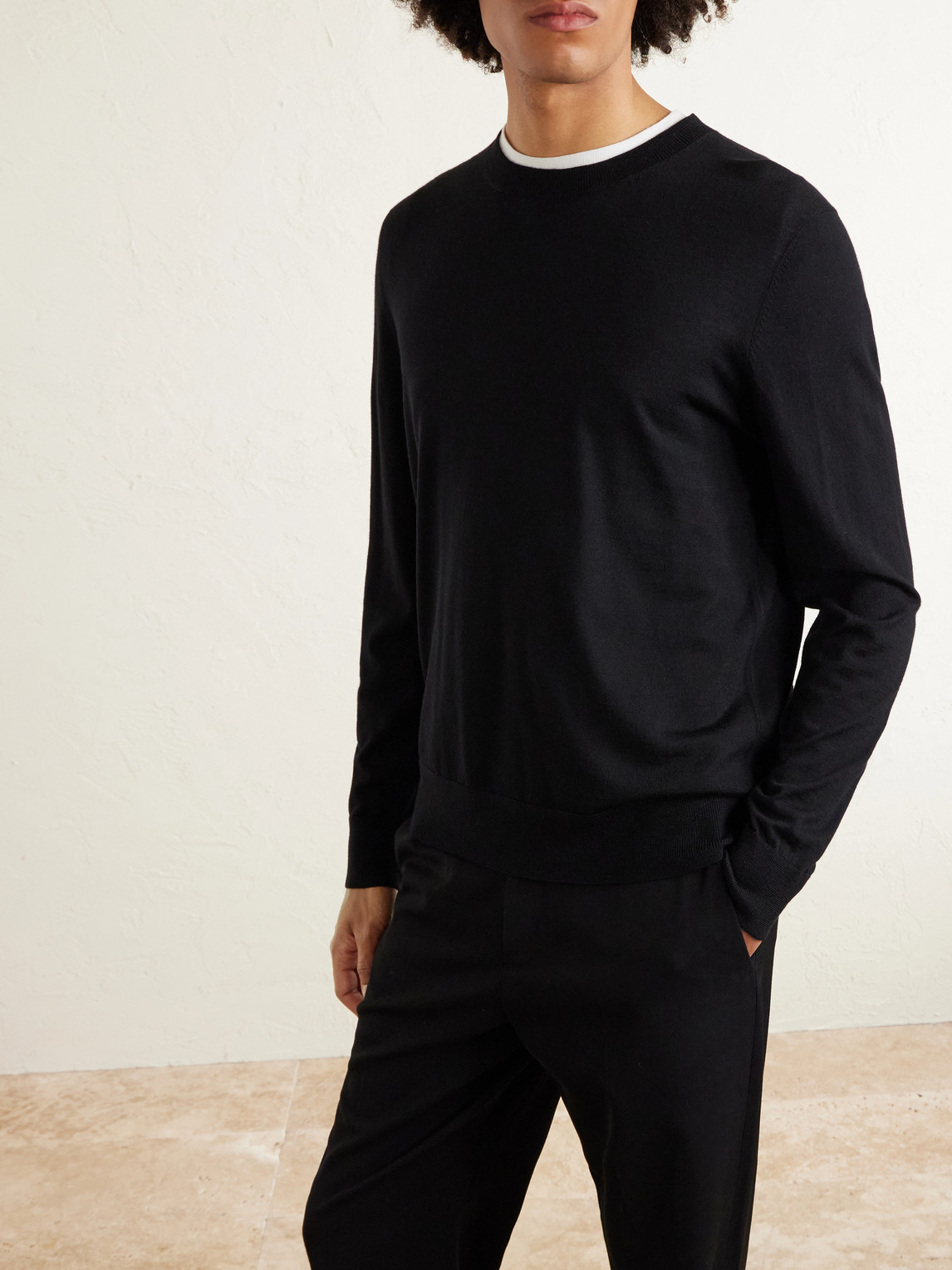  Gabriela Hearst - Palco Wool Sweater - Men - Black - S 