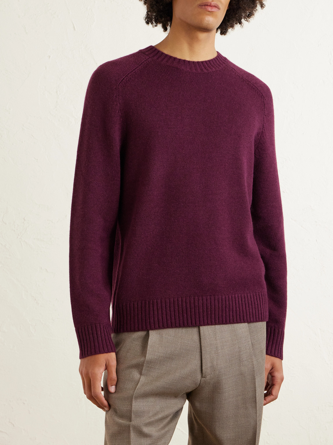  Gabriela Hearst - Francesco Cashmere Sweater - Men - Burgundy - S 