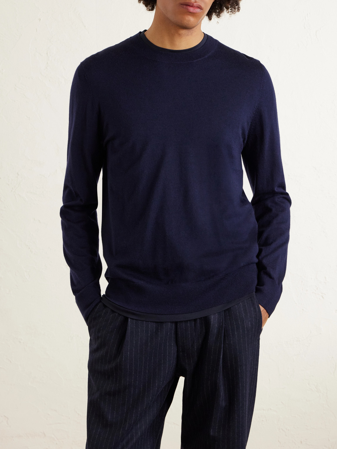  Gabriela Hearst - Falco Wool Sweater - Men - Blue - S 