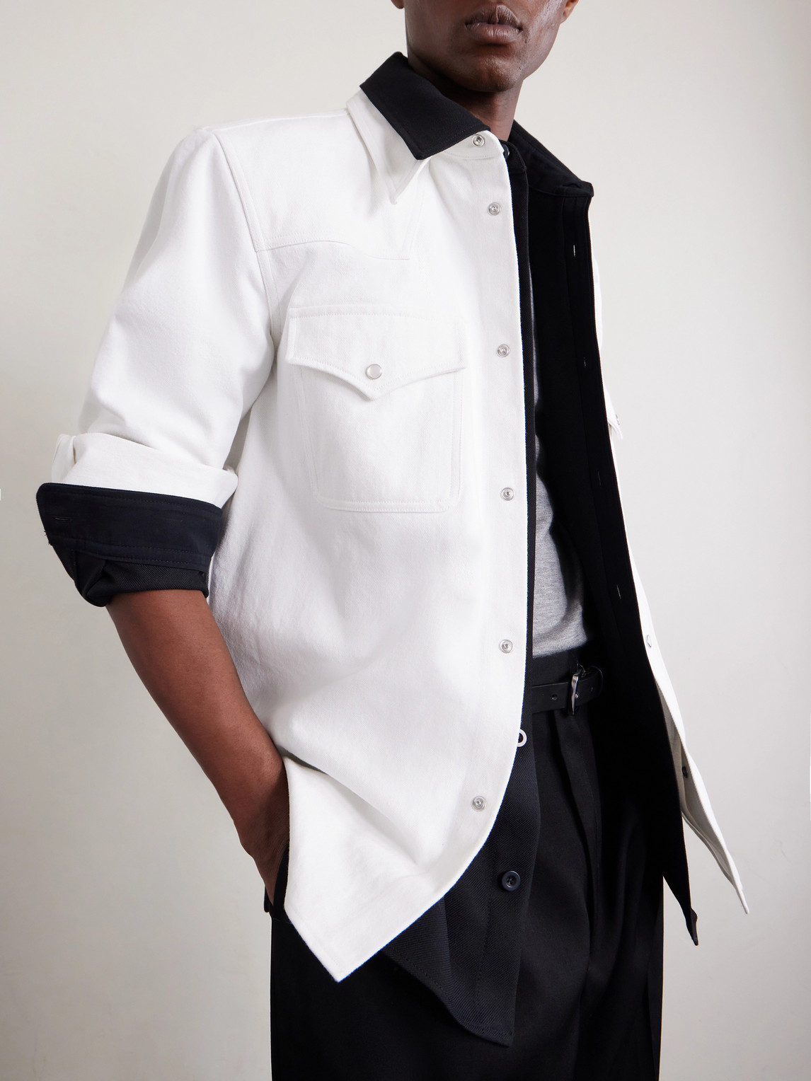 Richard Denim Western Shirt