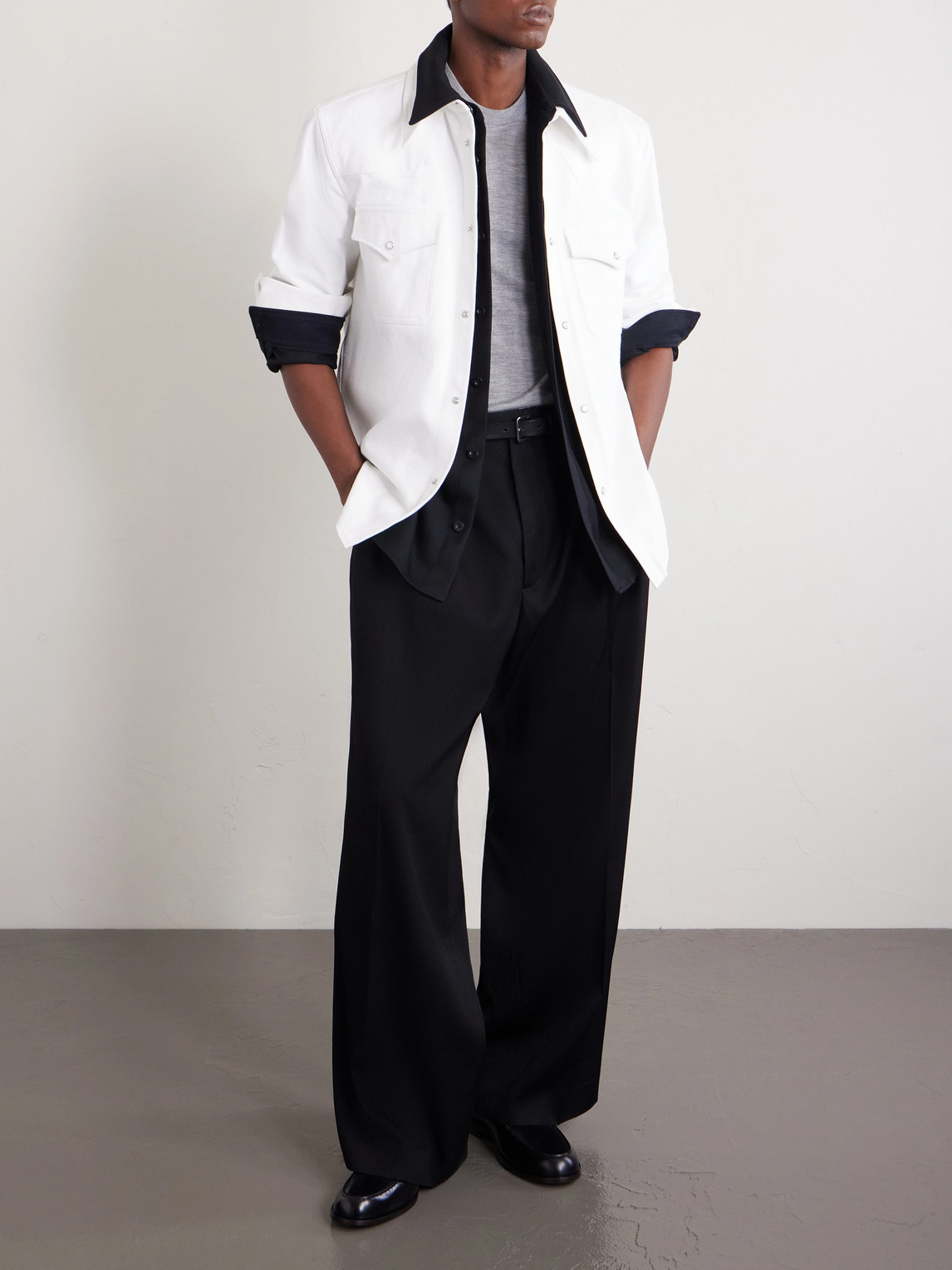 Richard Denim Western Shirt