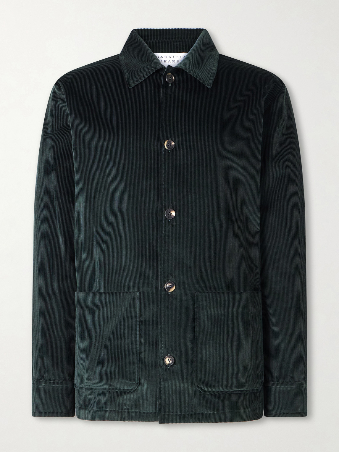 Gabriela Hearst Javier Cotton-Corduroy Overshirt IT 48