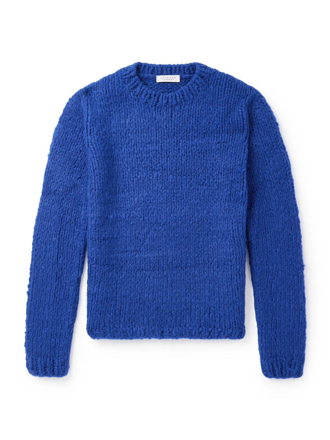 Gabriela Hearst Lawrence Welfat Cashmere Sweater In Blue