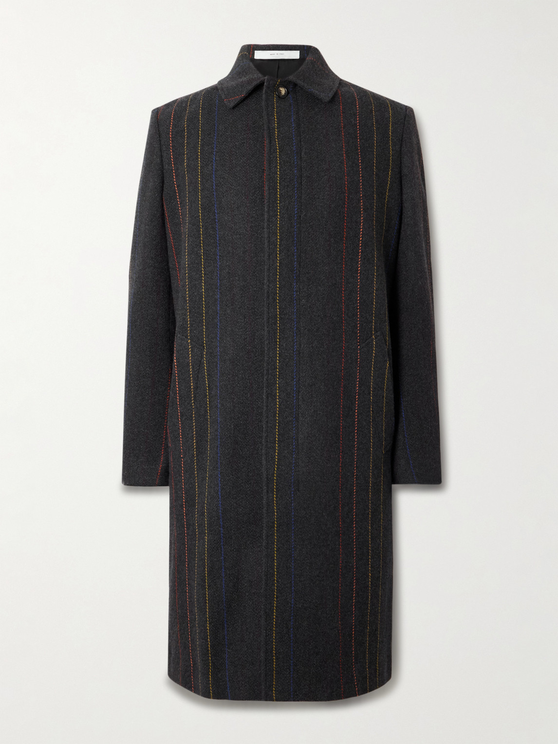 Gabriela Hearst Blake Embroidered Cashmere and Wool-Blend Car Coat - Men