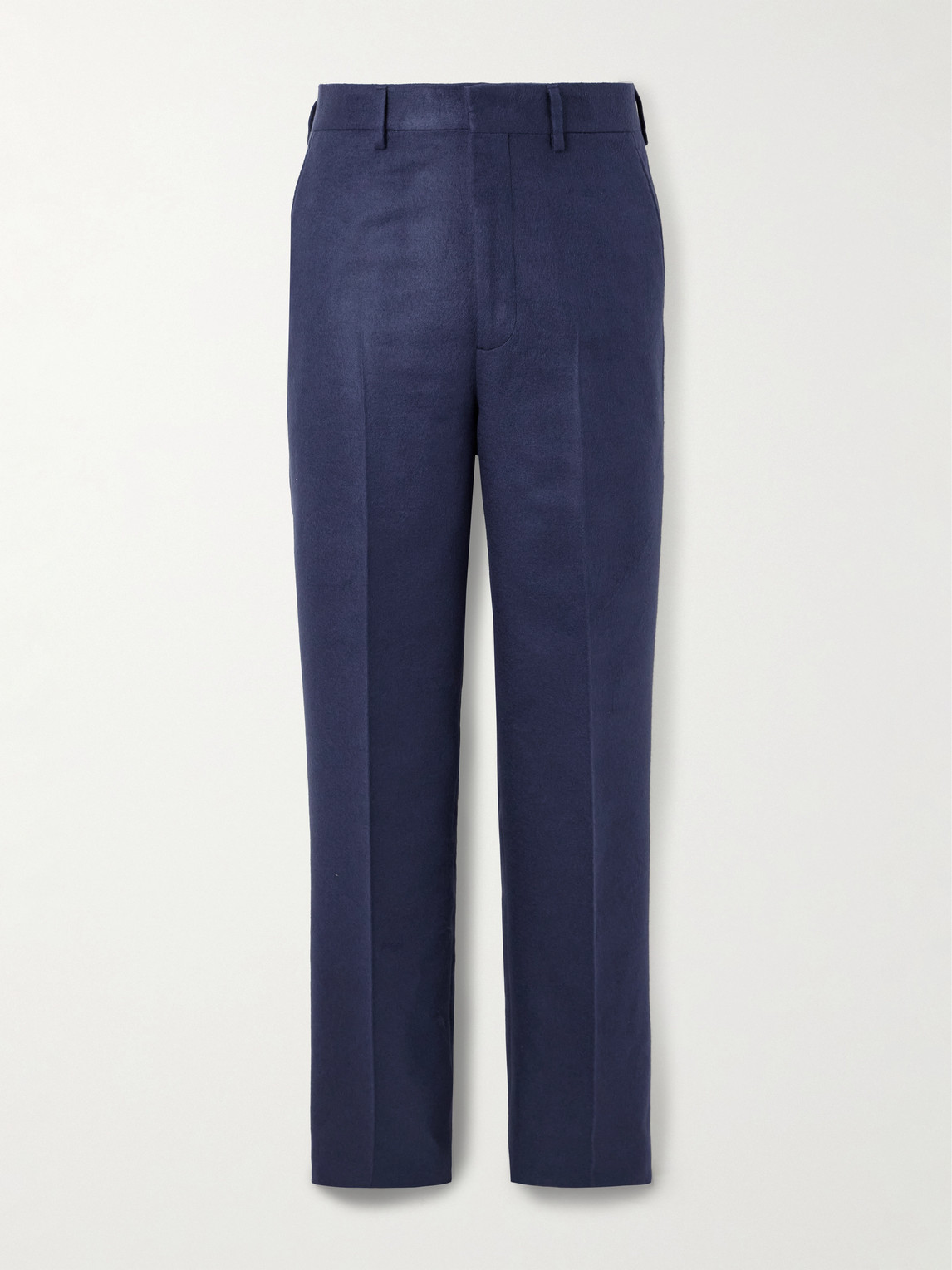 Gabriela Hearst Harold Straight-Leg Brushed Silk-Felt Suit Trousers - Men