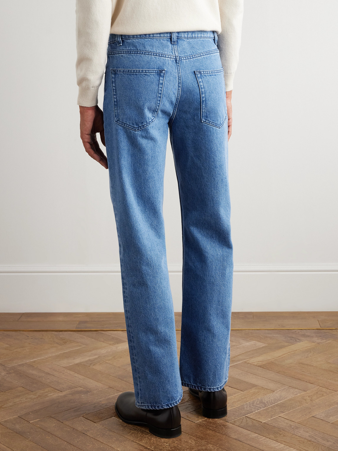 Gabriela Hearst Rey Straight-leg Jeans In Blue