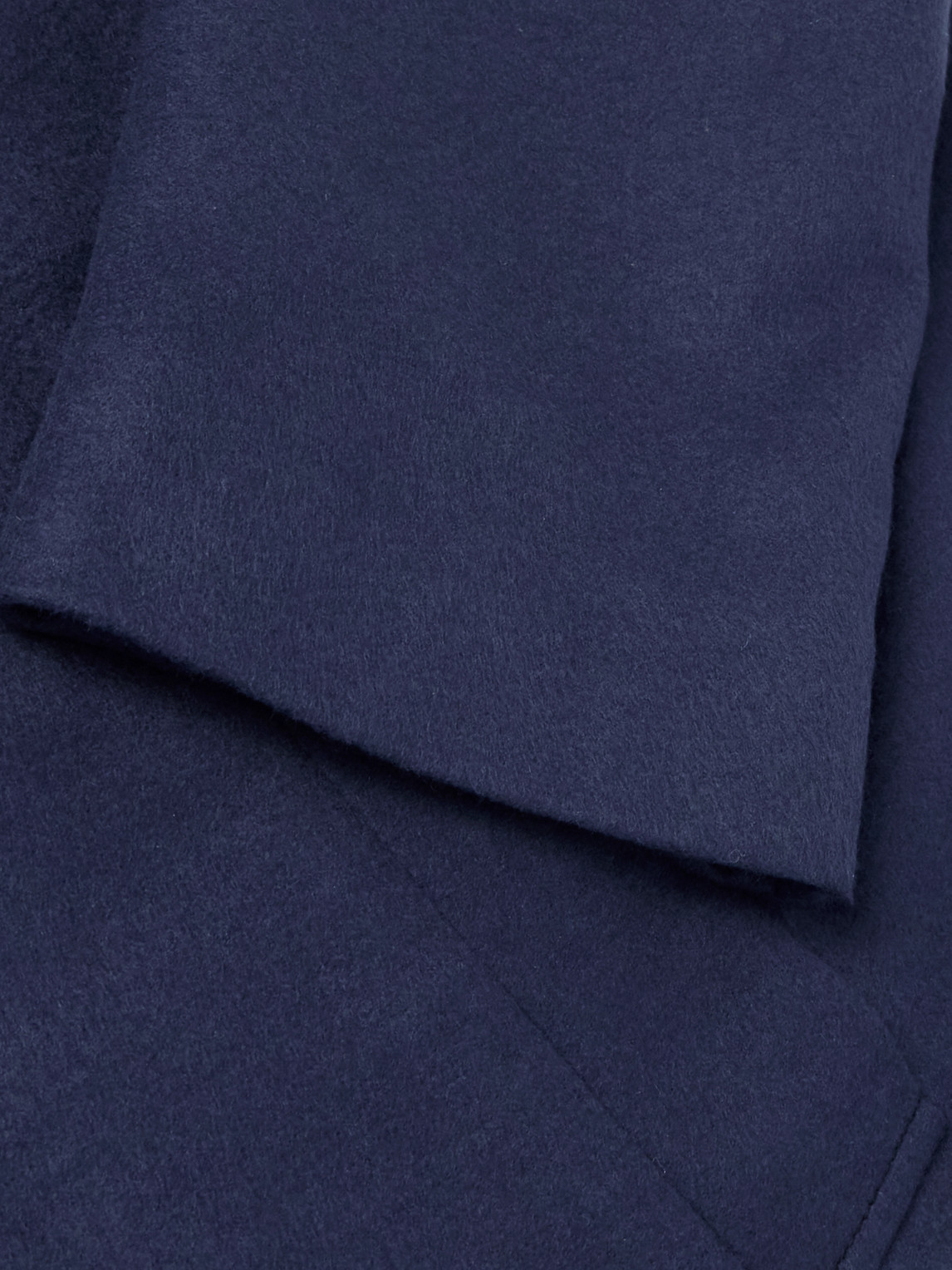 Gabriela Hearst Blake Silk-felt Car Coat In Blue