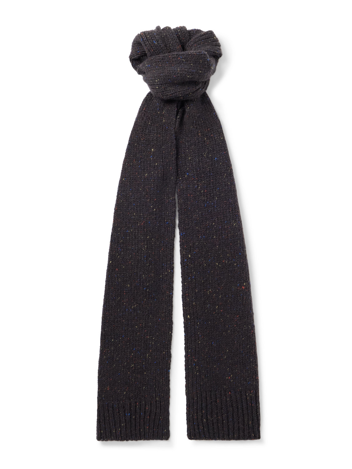 Gabriela Hearst Folkstone Ribbed Cashmere Scarf In Gray