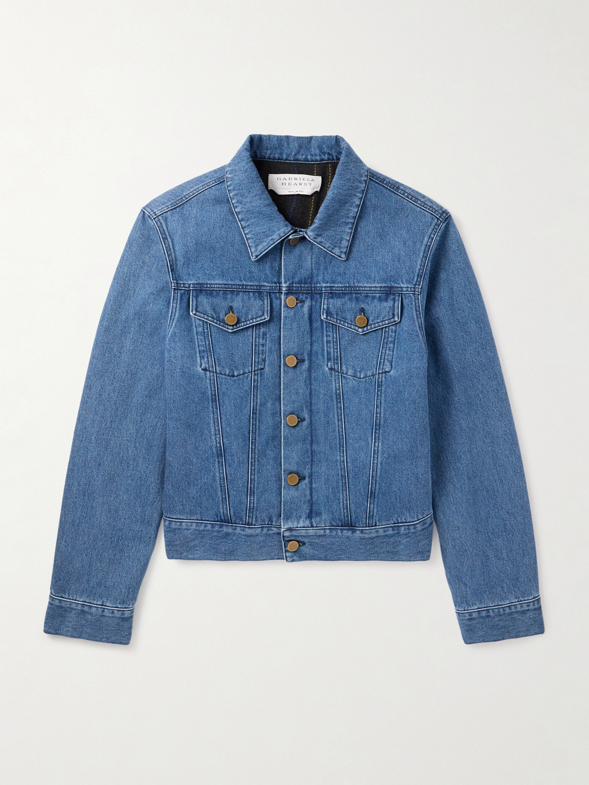 Gabriela Hearst Barry lim-Fit Denim Trucker Jacket - Men