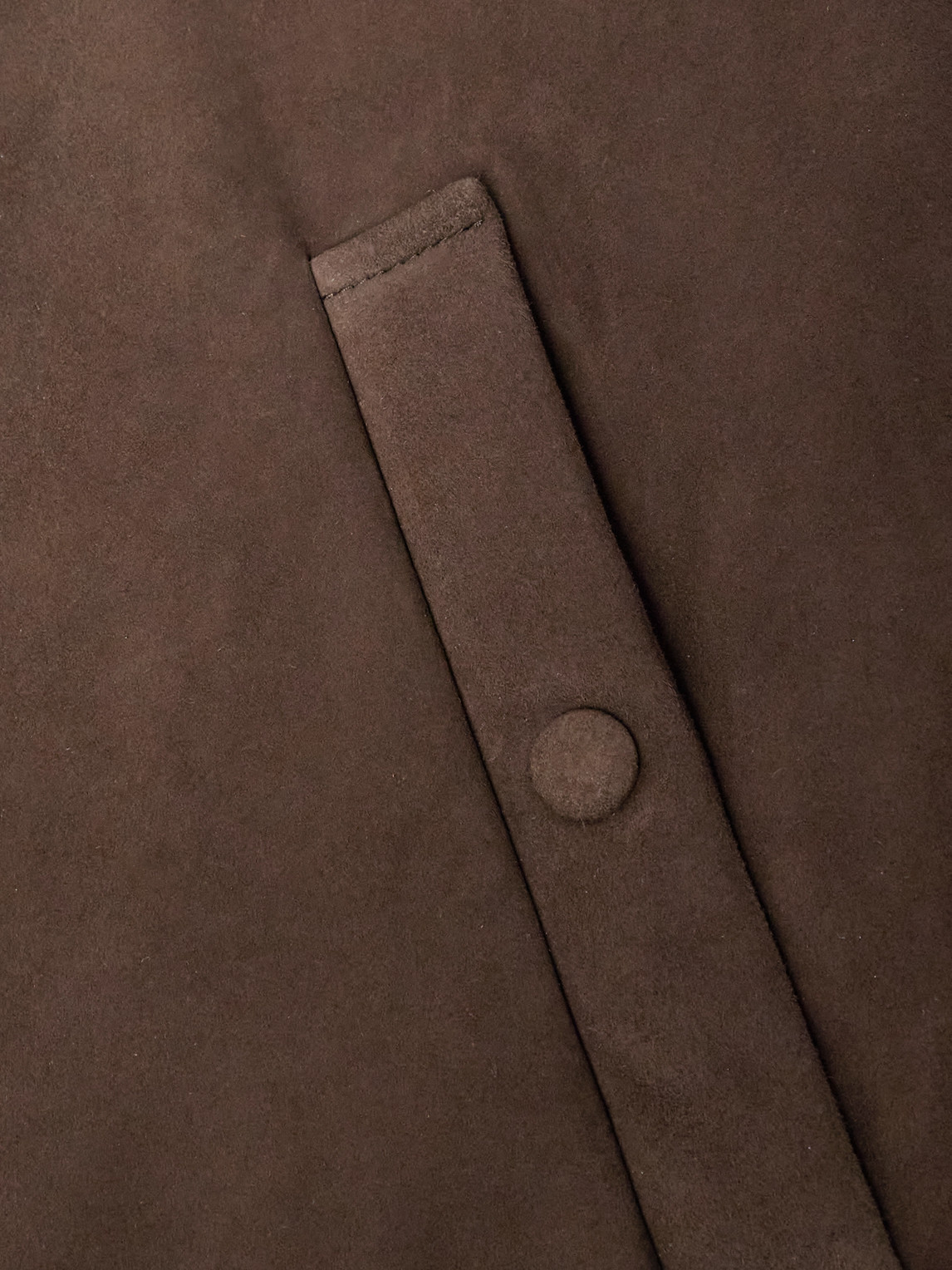 Gabriela Hearst Greg Slim-fit Padded Suede Bomber Jacket In Brown