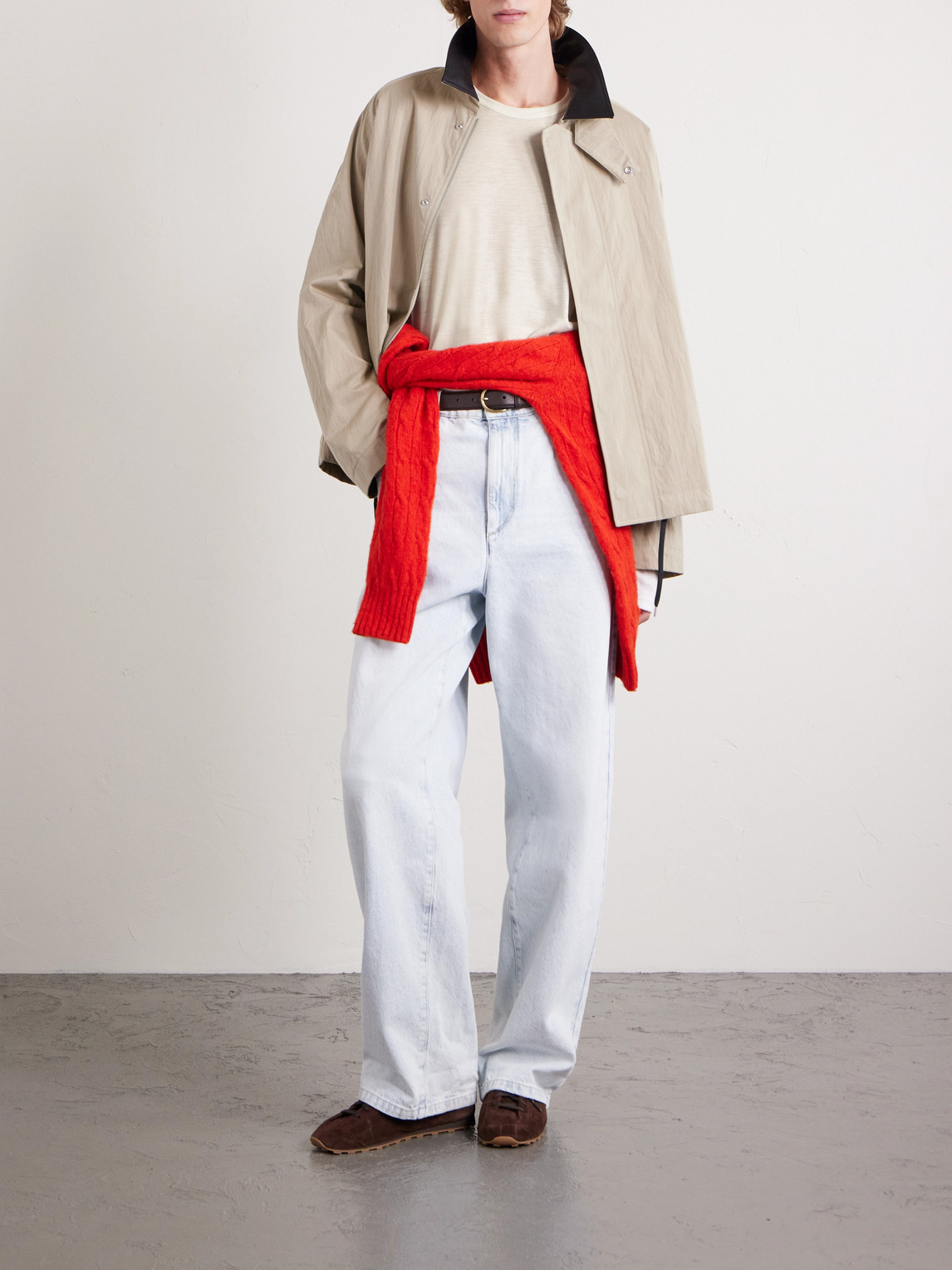 Gabriela Hearst Owen Cashmere T-shirt In Neutral