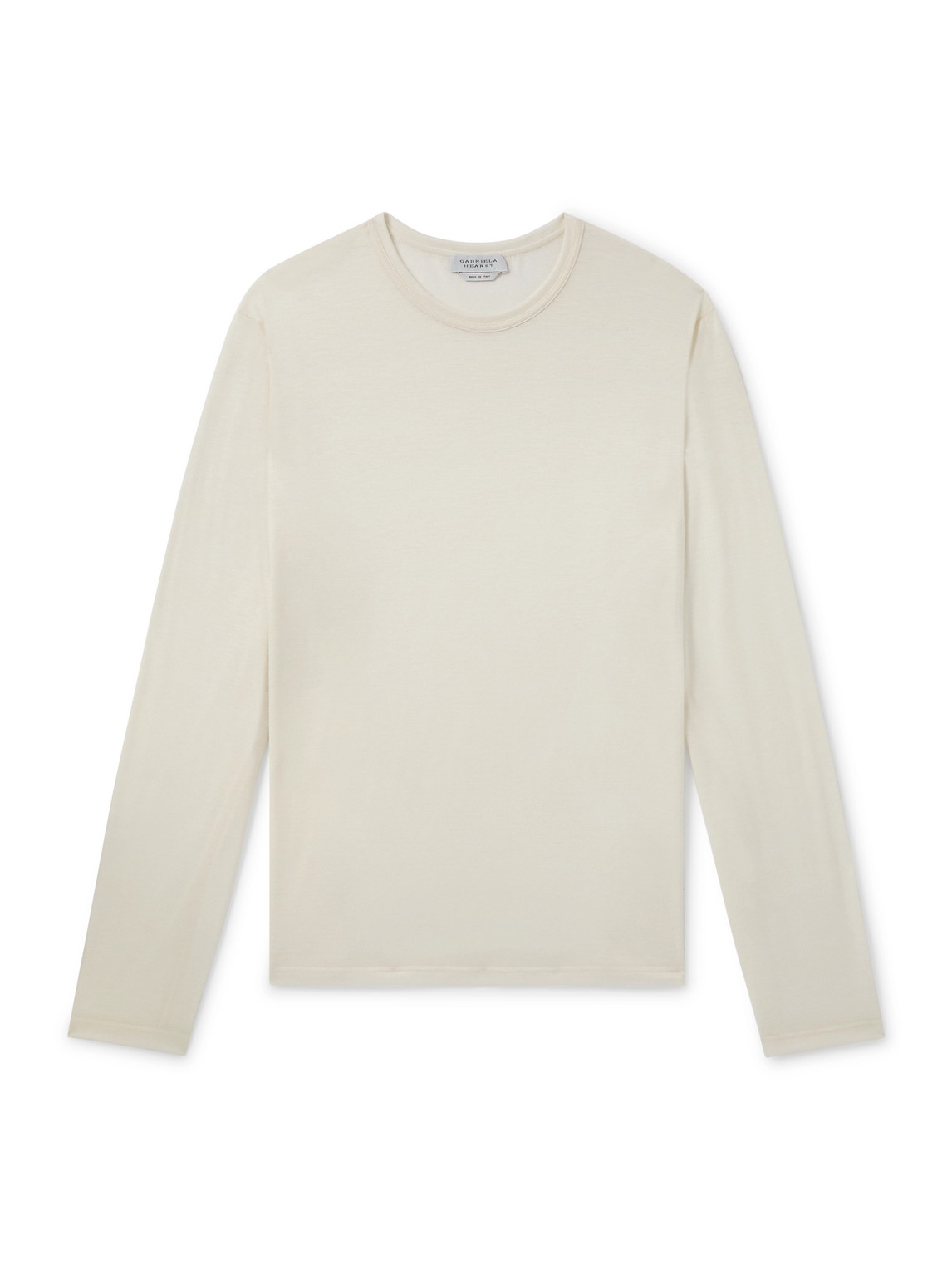 Gabriela Hearst Owen Cashmere T-shirt In Neutral