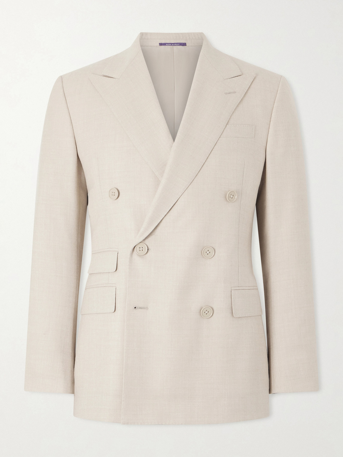 Ralph Lauren Purple Label Double-Breasted Wool-Flannel Blazer UK/US 40