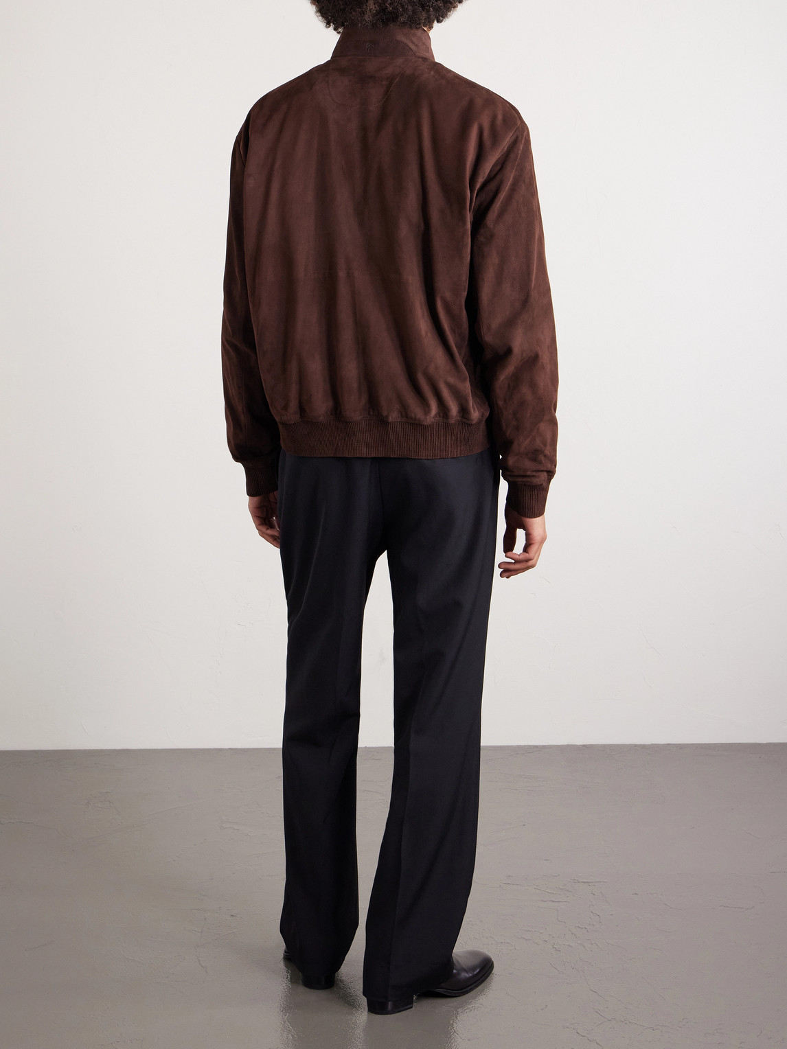 Purple Label - Suede Bomber Jacket