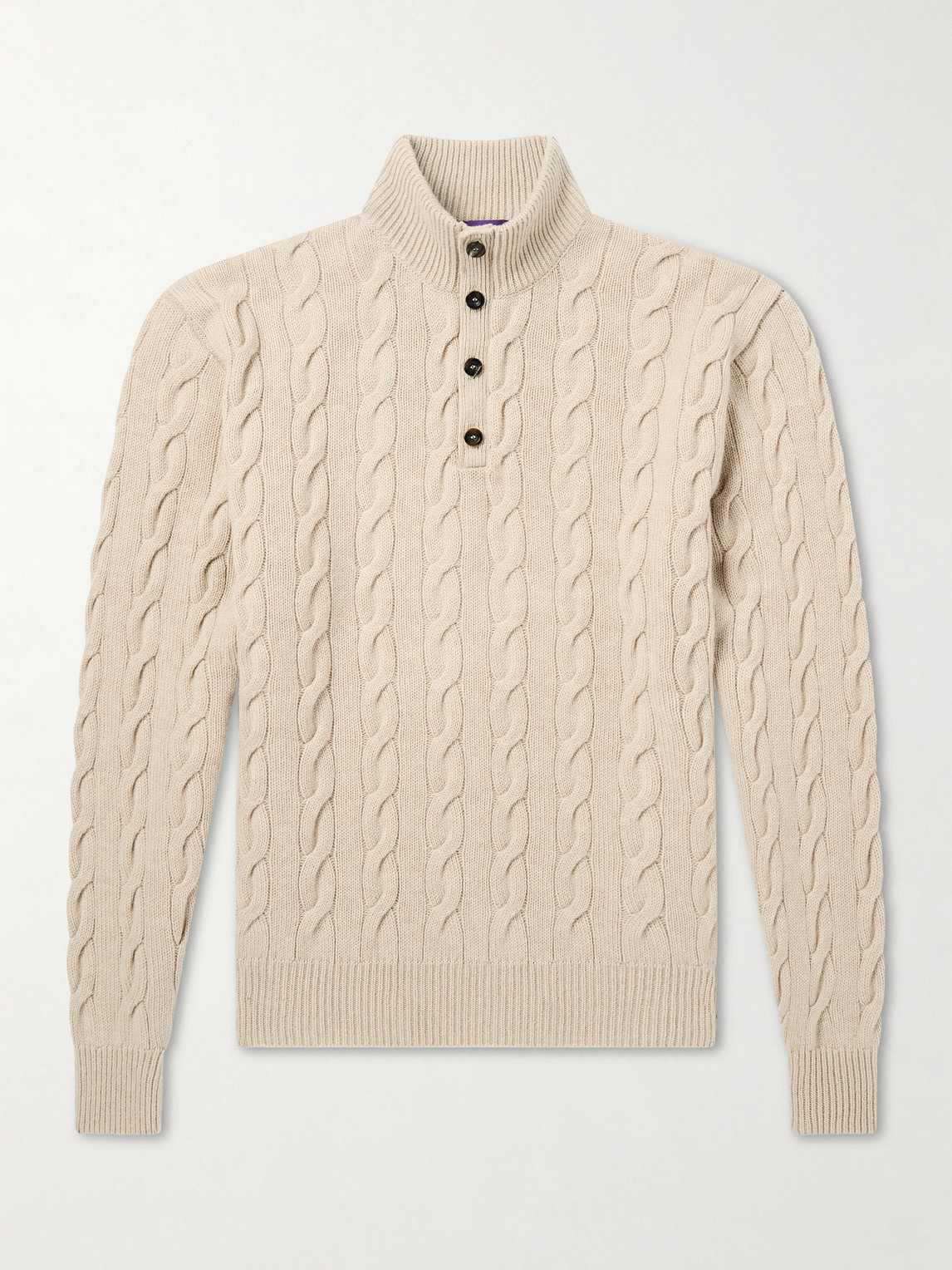 Ralph Lauren Purple Label Cable-Knit Cashmere weater - Men