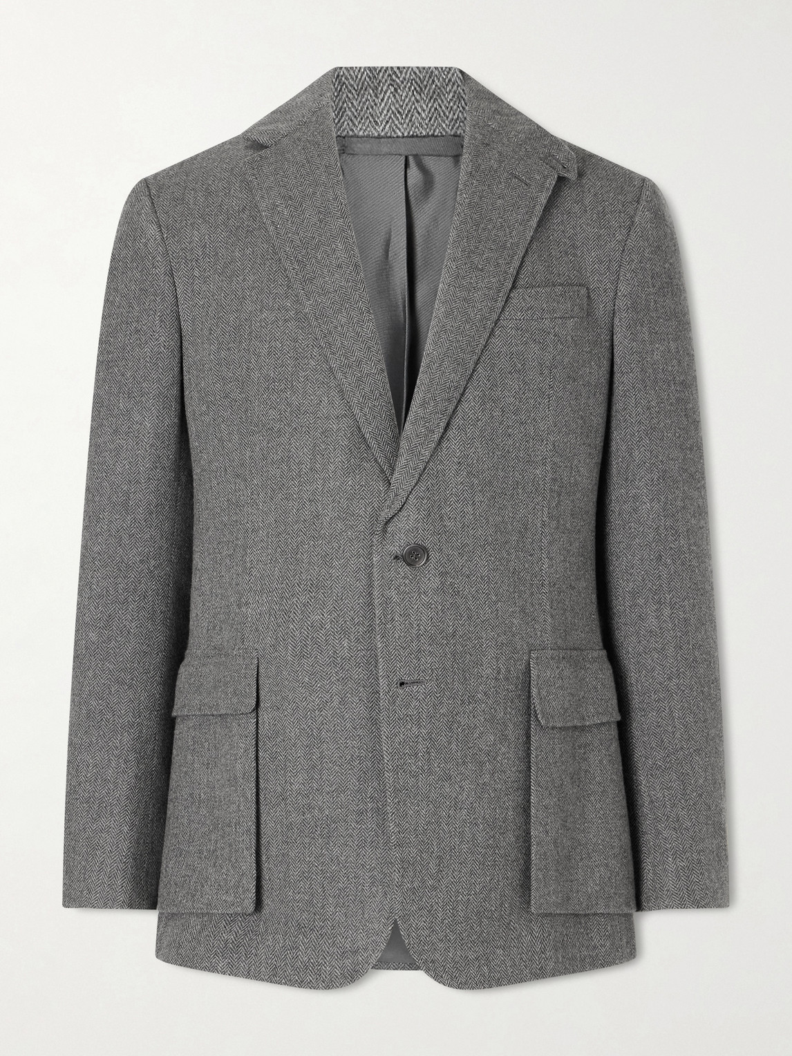 Ralph Lauren Purple Label Herringbone Wool Jacket - Men